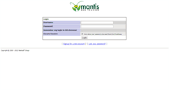 Desktop Screenshot of mantis.bestdaylong.com
